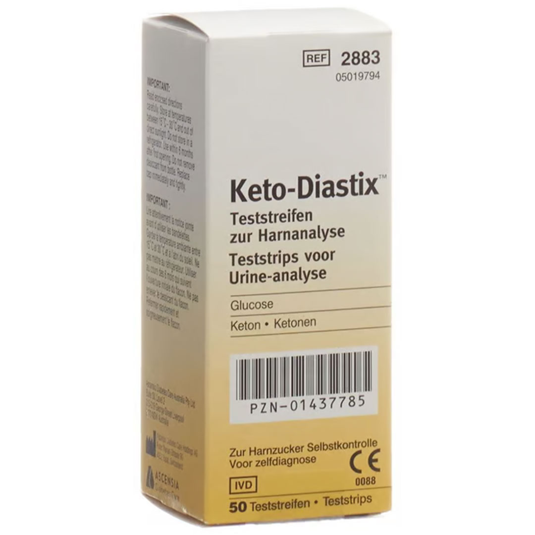 Zuckernachweis/Keto-Diastix-Stäb./50 St.