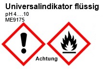 Universalindikator, flüssig, pH 4...10, MColortest, 100ml