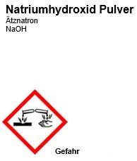 Natriumhydroxid Aetznatron Pulver, 500g