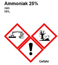 Ammoniak, 25%, 1000ml