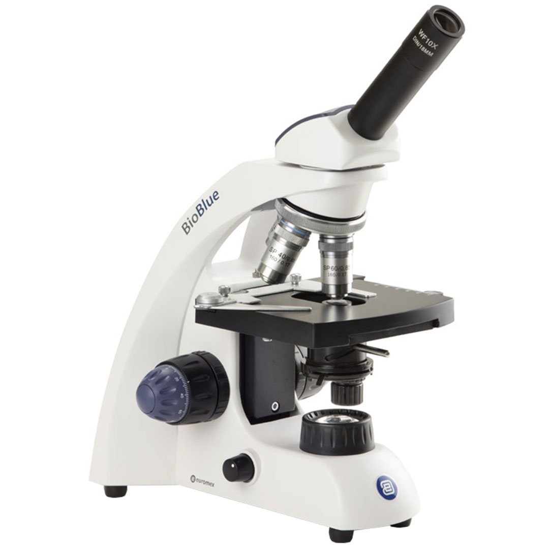 EUROMEX Mikroskop BioBlue BB.4240, monokular, 4x, 10x, S40x, S60x
