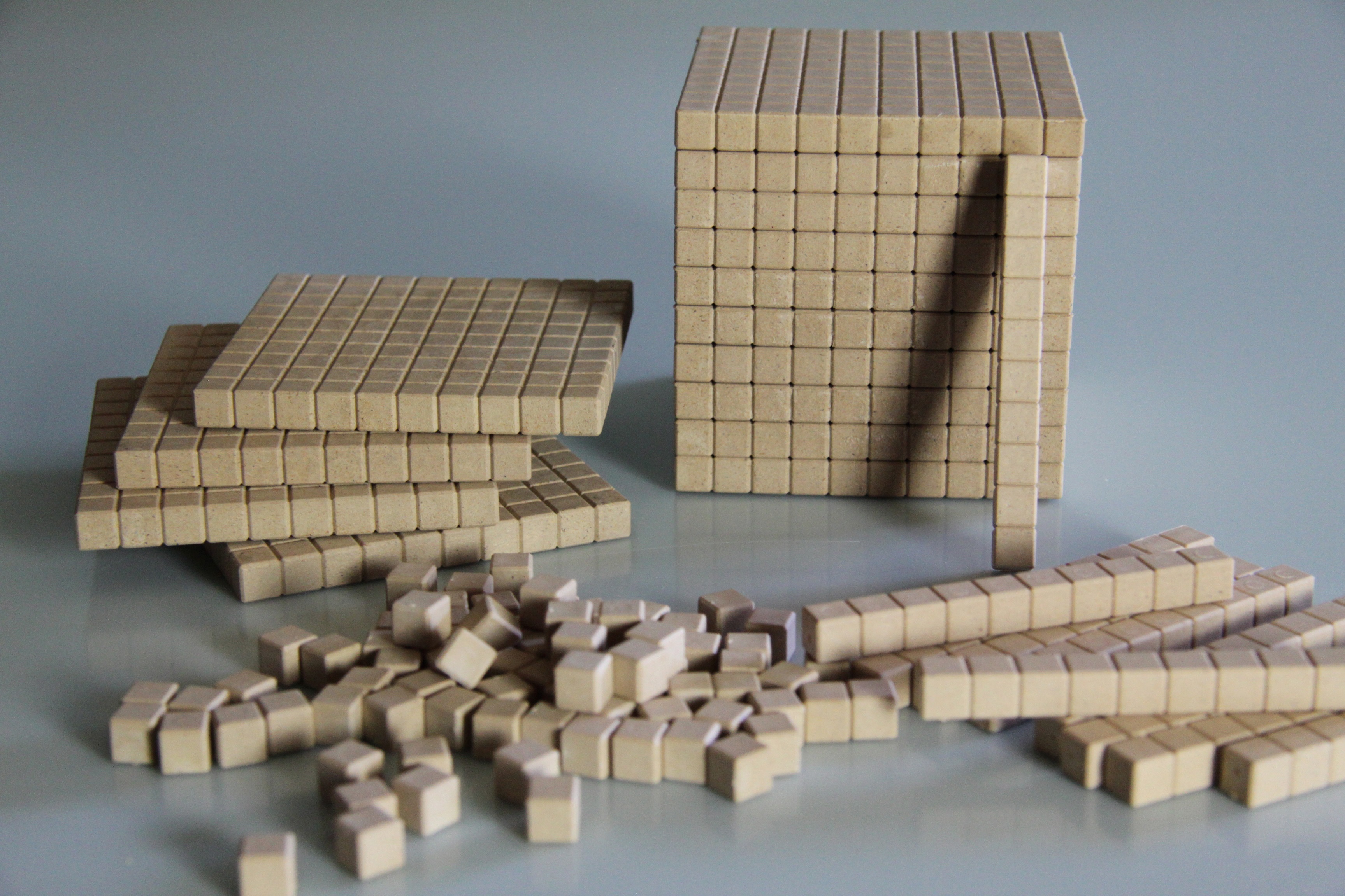 Dezimalrechensatz, Grundsortiment, 121-teilig, Dienes Würfel | WB39579.000