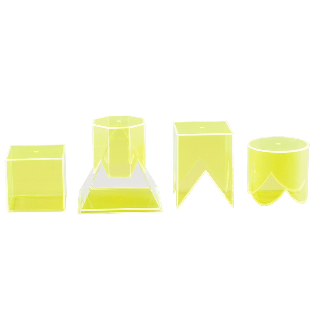 GÜNTER HERRMANN Pyramide mit 4 Aufsteckkörpern