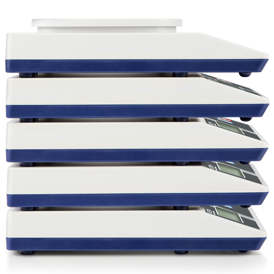 KERN Schulwaage Set, 2200g, 1g, KS-Wägeplatte, 5 Stück