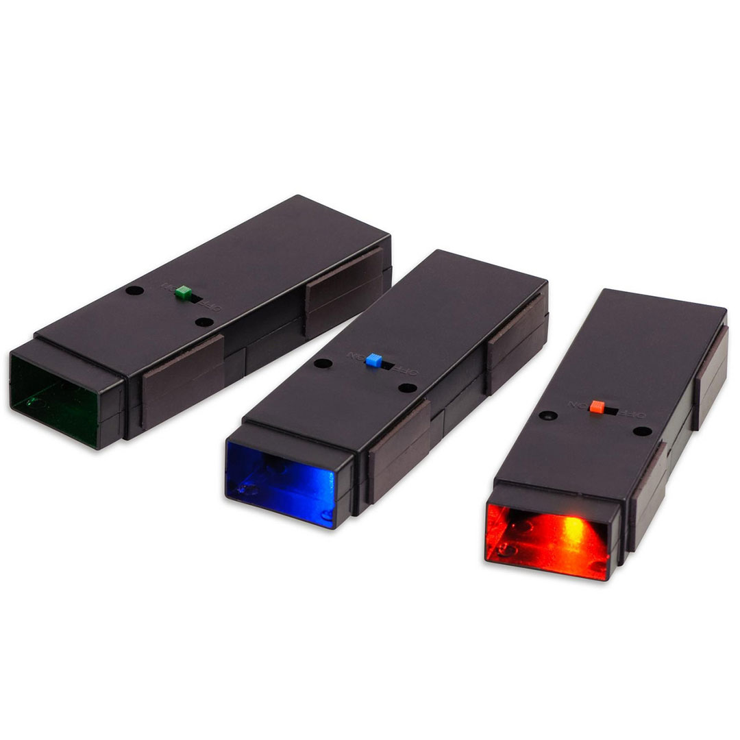 LED-Strahler 3-Set. rot, grün, blau