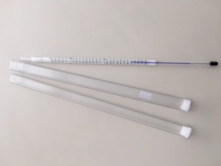 Stockthermometer -20...+250:1°C, Unterteil 100x8mm