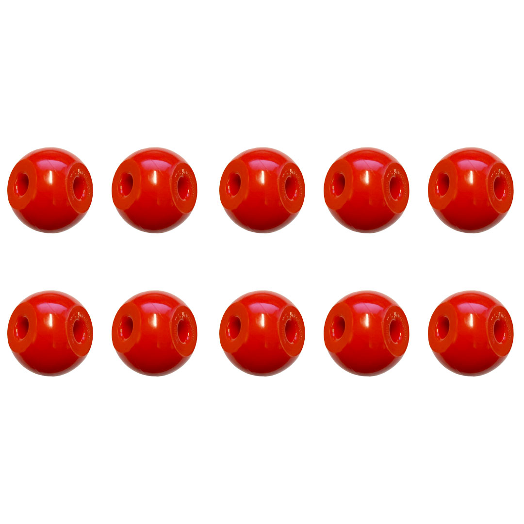 MOLYMOD Molekül Sauerstoff, 2 Loch, 23 mm, 10 Stk. rot