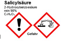 Salicylsäure 98%, rein, 100g