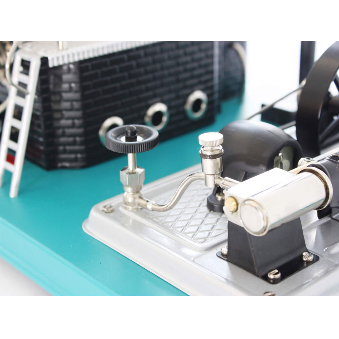 WILESCO Dampfmaschine mit Strassenlaterne D18