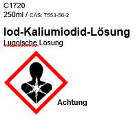 Iod-Kaliumiodid Lugolsche Lösung, 250ml