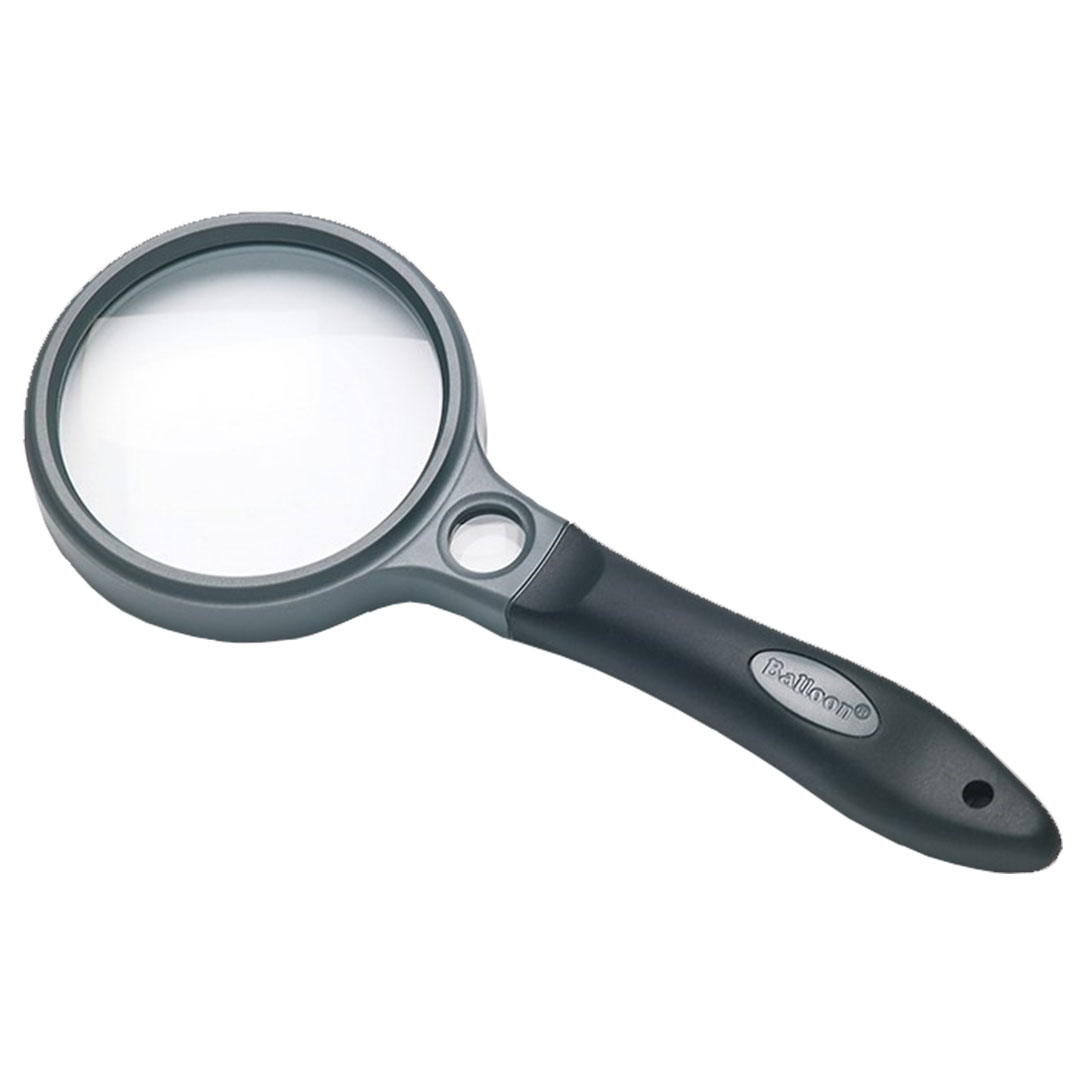 Handlupe 2,5x,11,5x, D=75mm