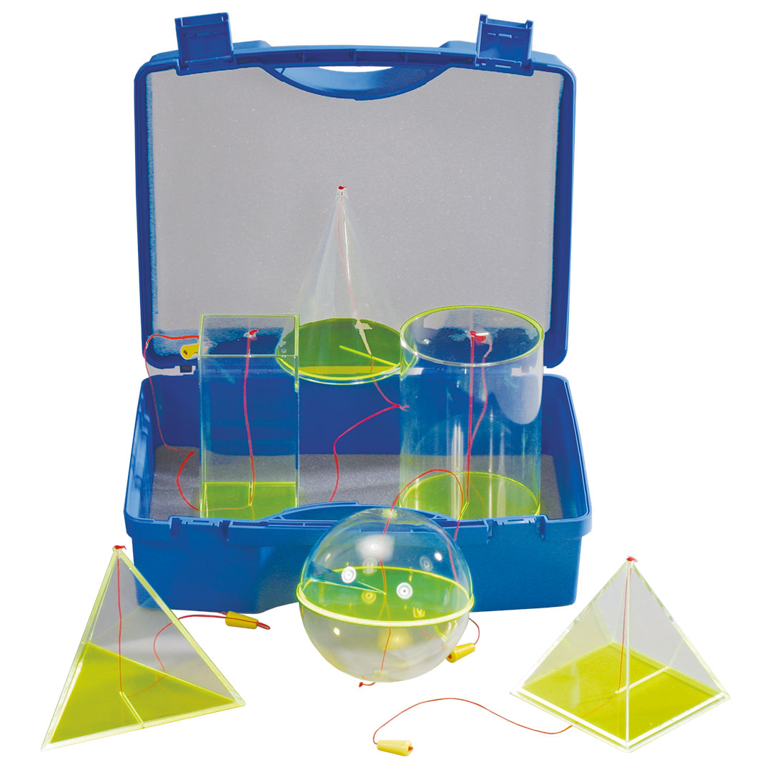 GÜNTER HERRMANN Hohlkörper 6-teilig mit beweglichen Höhenfäden in Koffer