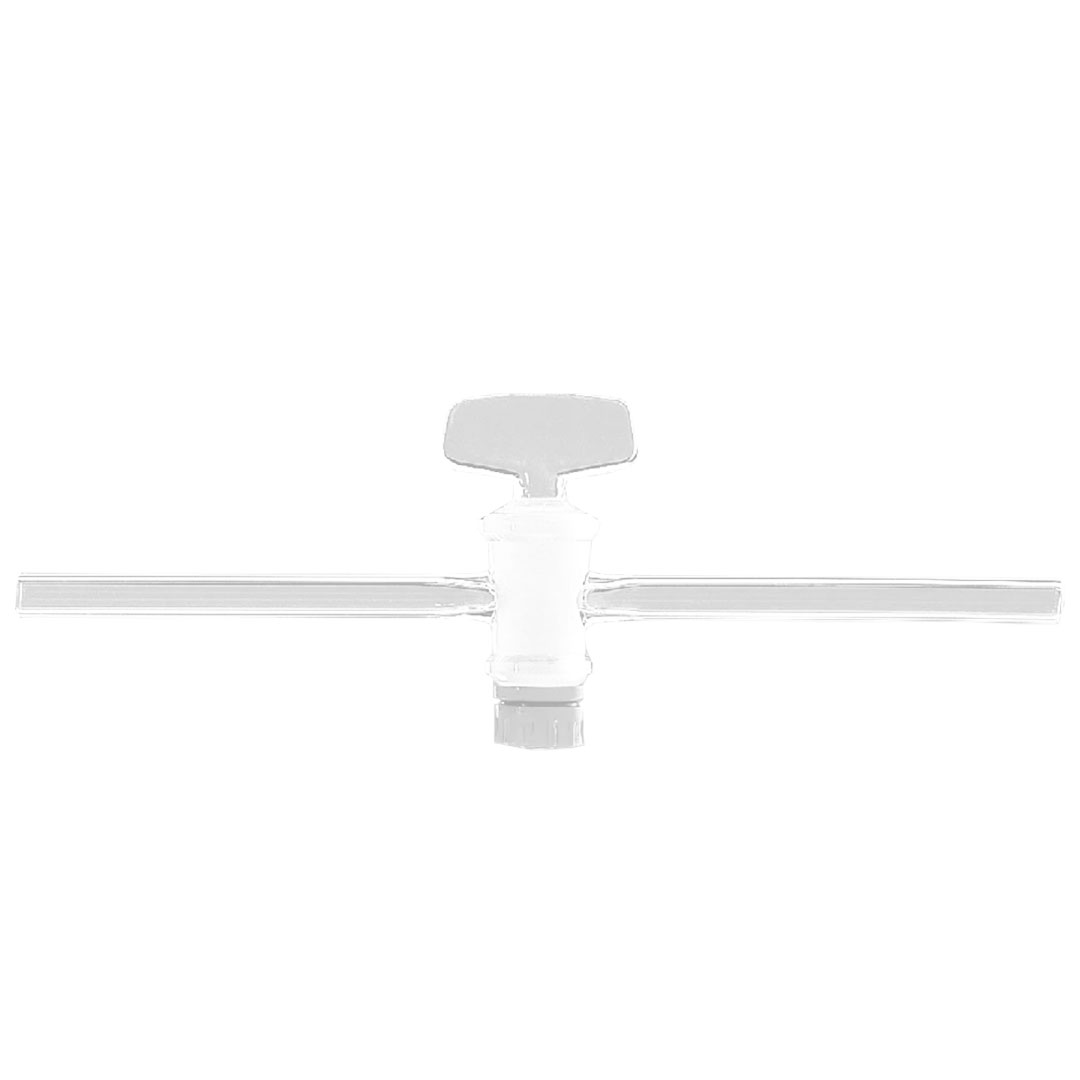 Einweghahn, D=8/2,5mm, Duran, NS12.5mm, Glashahn