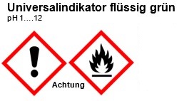 Universalindikator, flüssig grün, pH 1...12, 1000ml