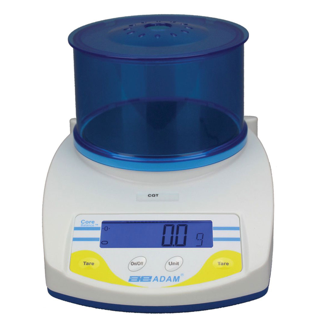 AE ADAM Präzisionswaage Core CQT, 1500g, 0,1g, Wägeplatte  ø=120mm