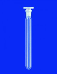 Reagenzglas BORO 3.3 mit NS14/23 + Stopfen, 180x18mm