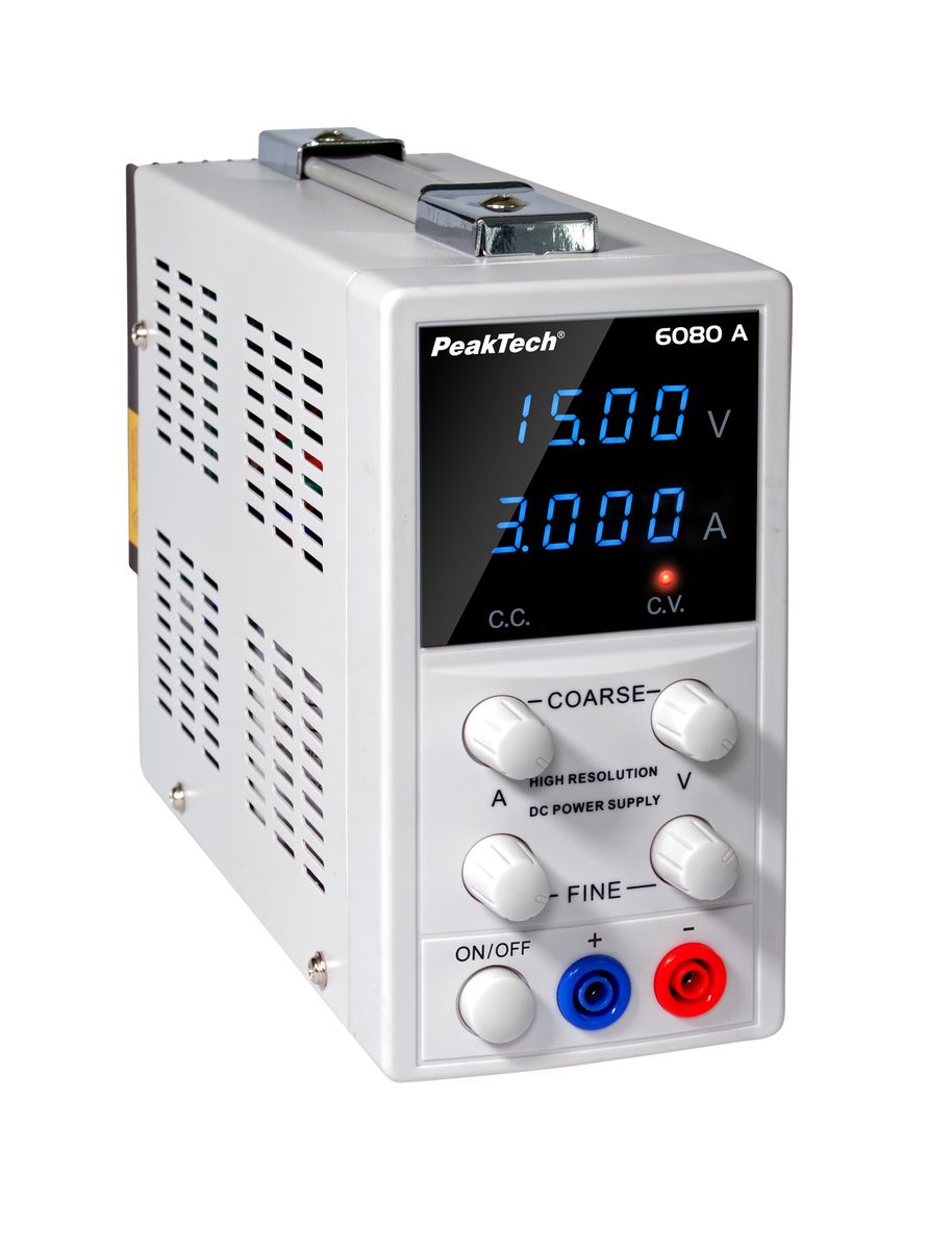 DC Linear Labornetzgerät 0-15V / 0-3A, mit LED-Anzeige