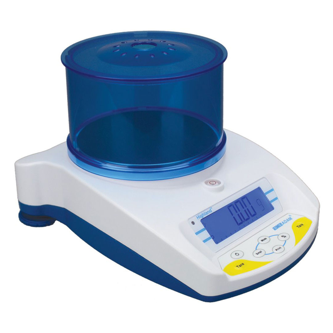 AE ADAM Präzisionswaage Highland HCB2202, 2200g, 0,01g, Wägeplatte  ø=120mm