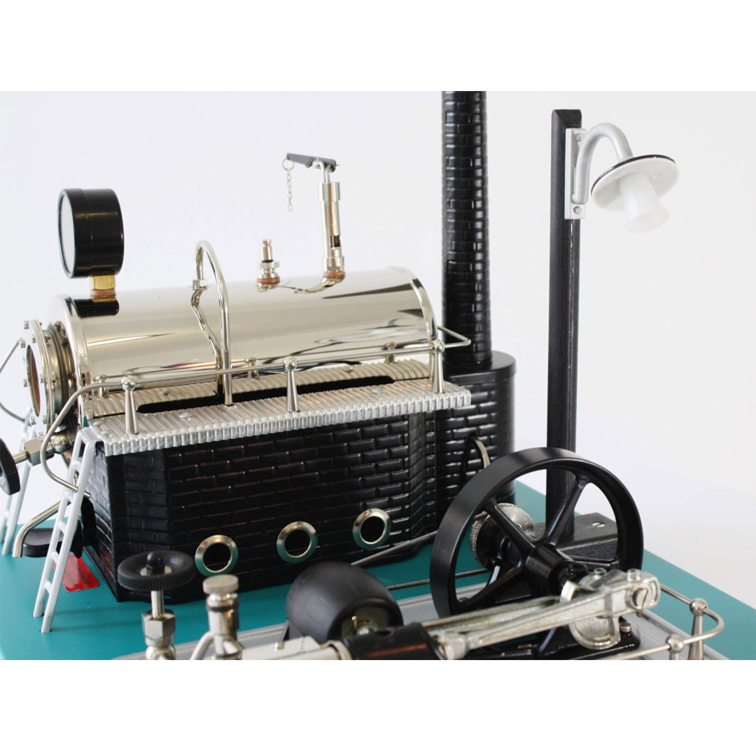 WILESCO Dampfmaschine mit Strassenlaterne D18