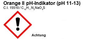 Orange II pH-Indikator, pH 11...13, 25g