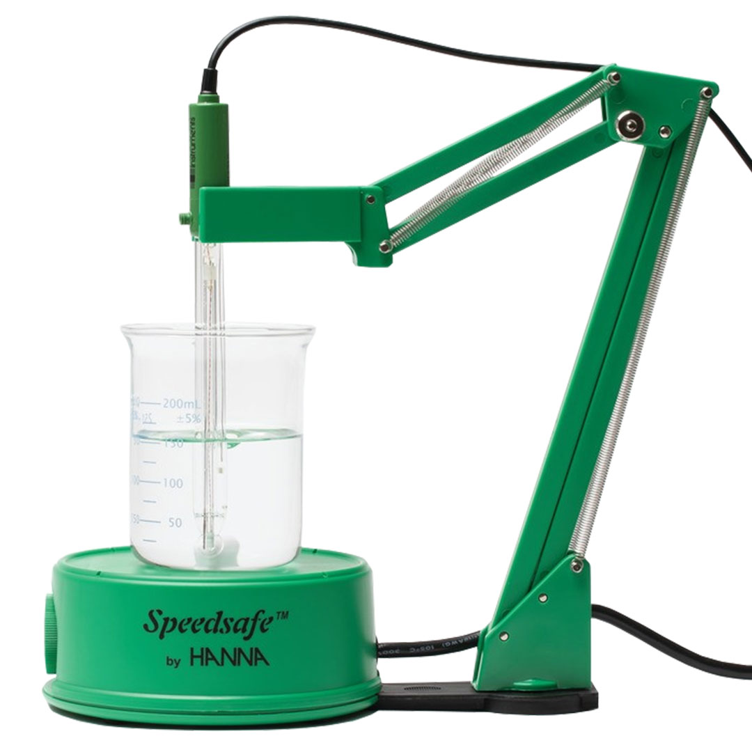 Mini Magnetrührer mit Elektrodenhalter, grün