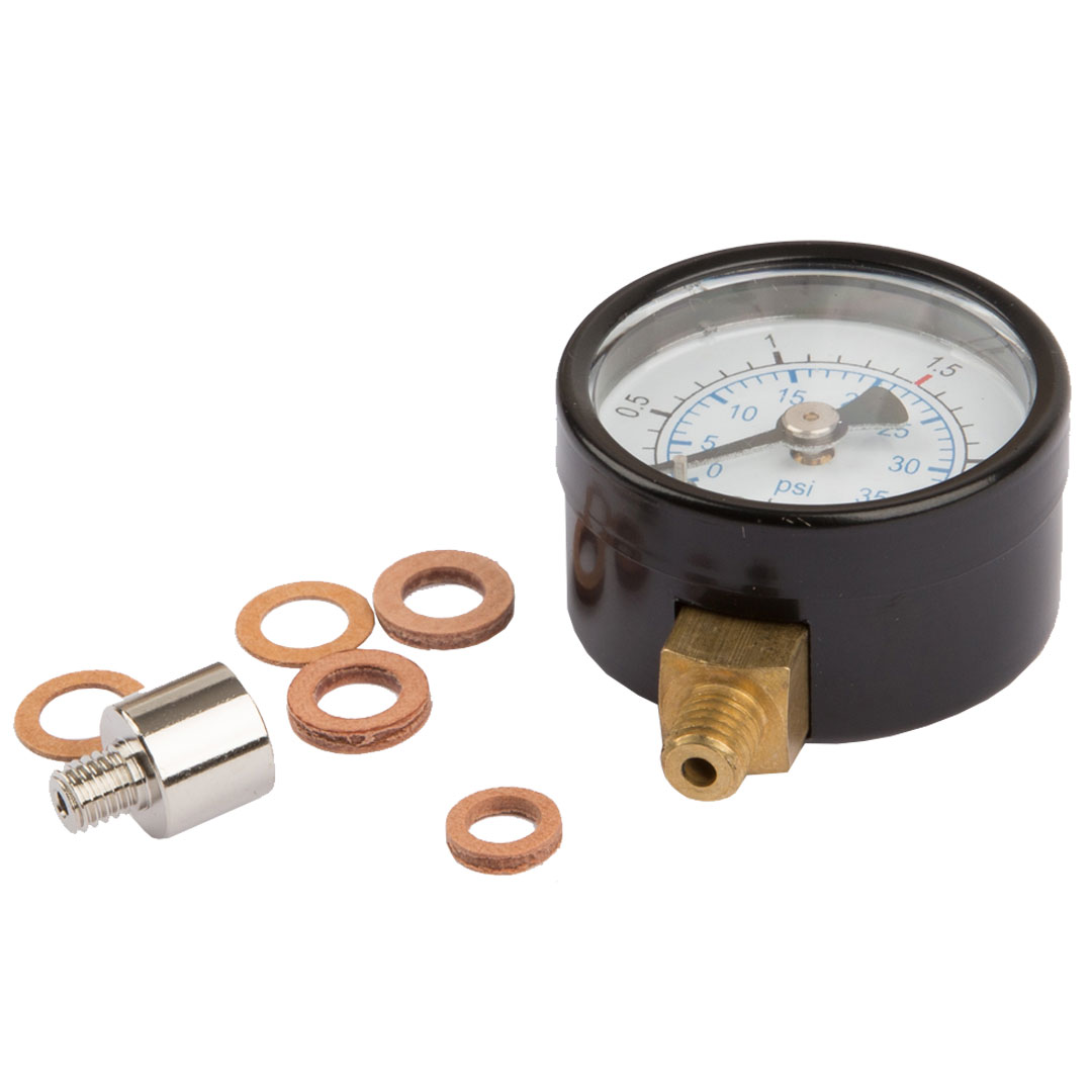 WILESCO Manometer mit Anschlussschraube zu Dampfmaschine BED20