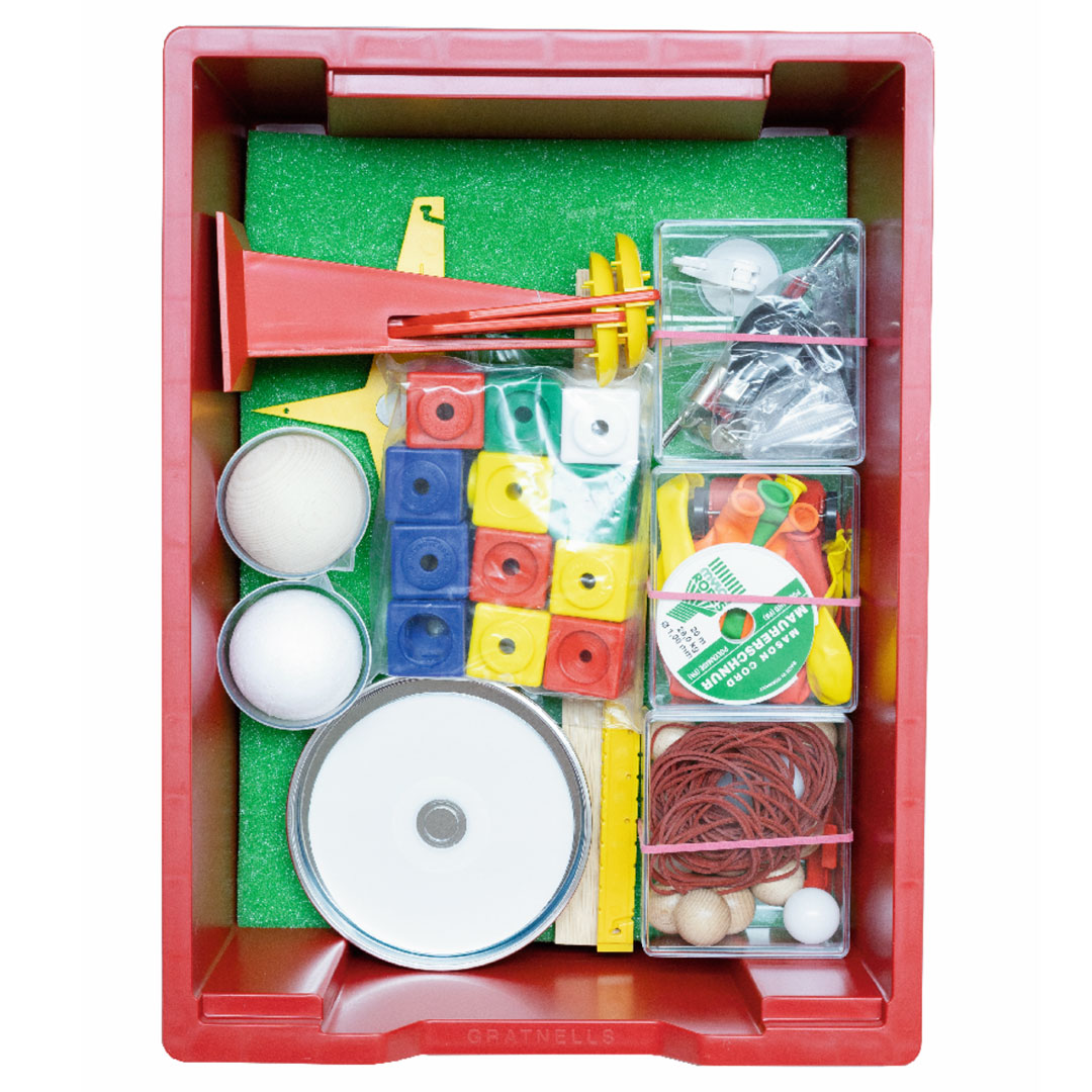 Hebel, Rolle und Magnete, Anja und Leon experimentieren