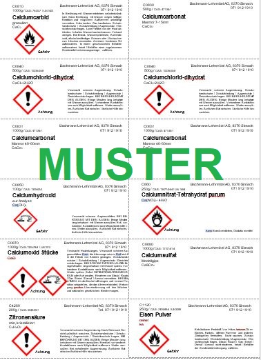 CH-Etiketten, Satz ca.430 Etikette (laut unserer CH-Liste)