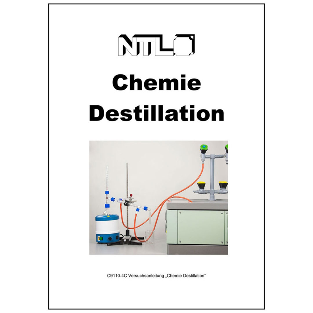 Versuchsanleitung Chemie Destillation, Englisch