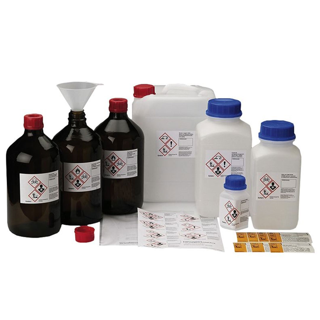 Entsorgerset komplett, 7 Gebinde, Etiketten