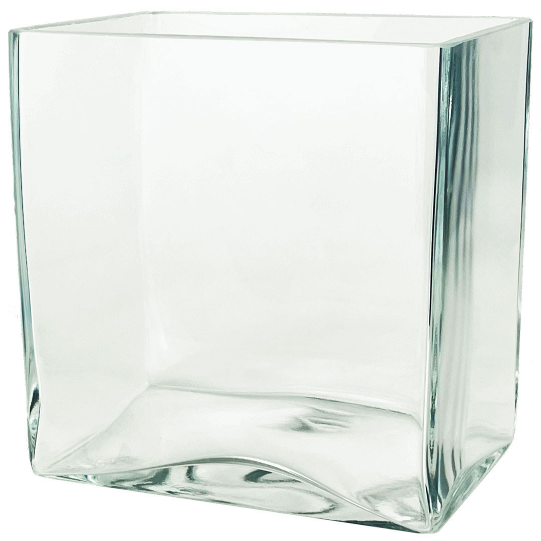 Glaswanne mit geschliffenem Rand, L=18cm, B=13cm, H=18cm