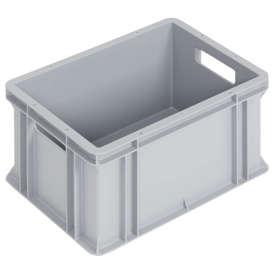 WEZ Stapelbehälter mit Durchfassgriff Logiline LL 40x30x21,2 cm grau