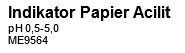 Indikator Papier Acilit, pH 0,5-5,0, Rolle