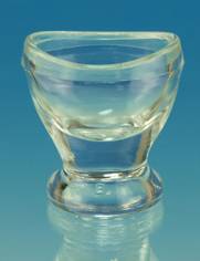 Augenbader, Glas