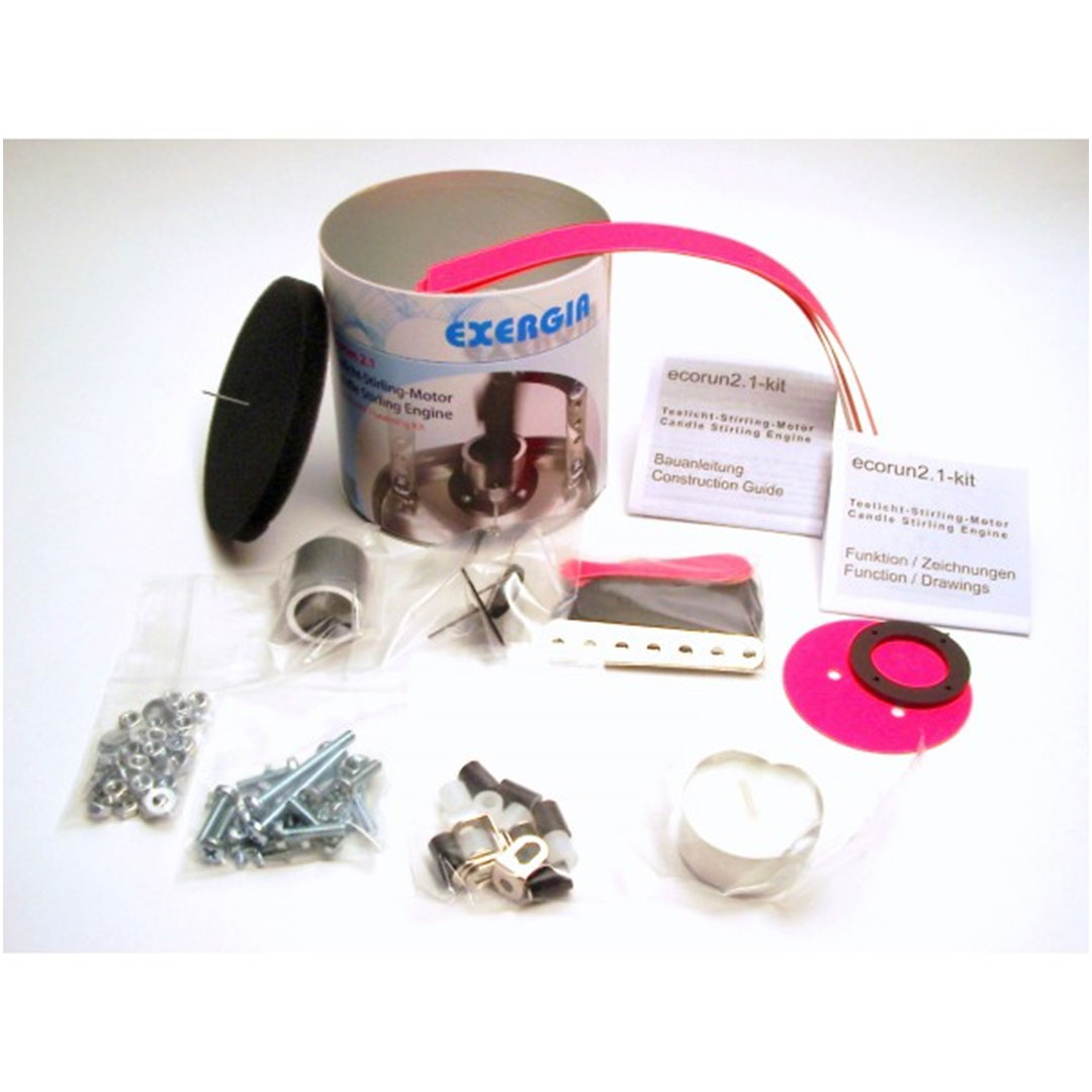 EXERGIA Bausatz Teelicht-Stirling-Motor Ecorun