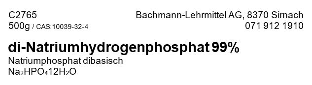 di-Natriumhydrogenphosphat Dodecahydrat, 500g, ≥99,0%