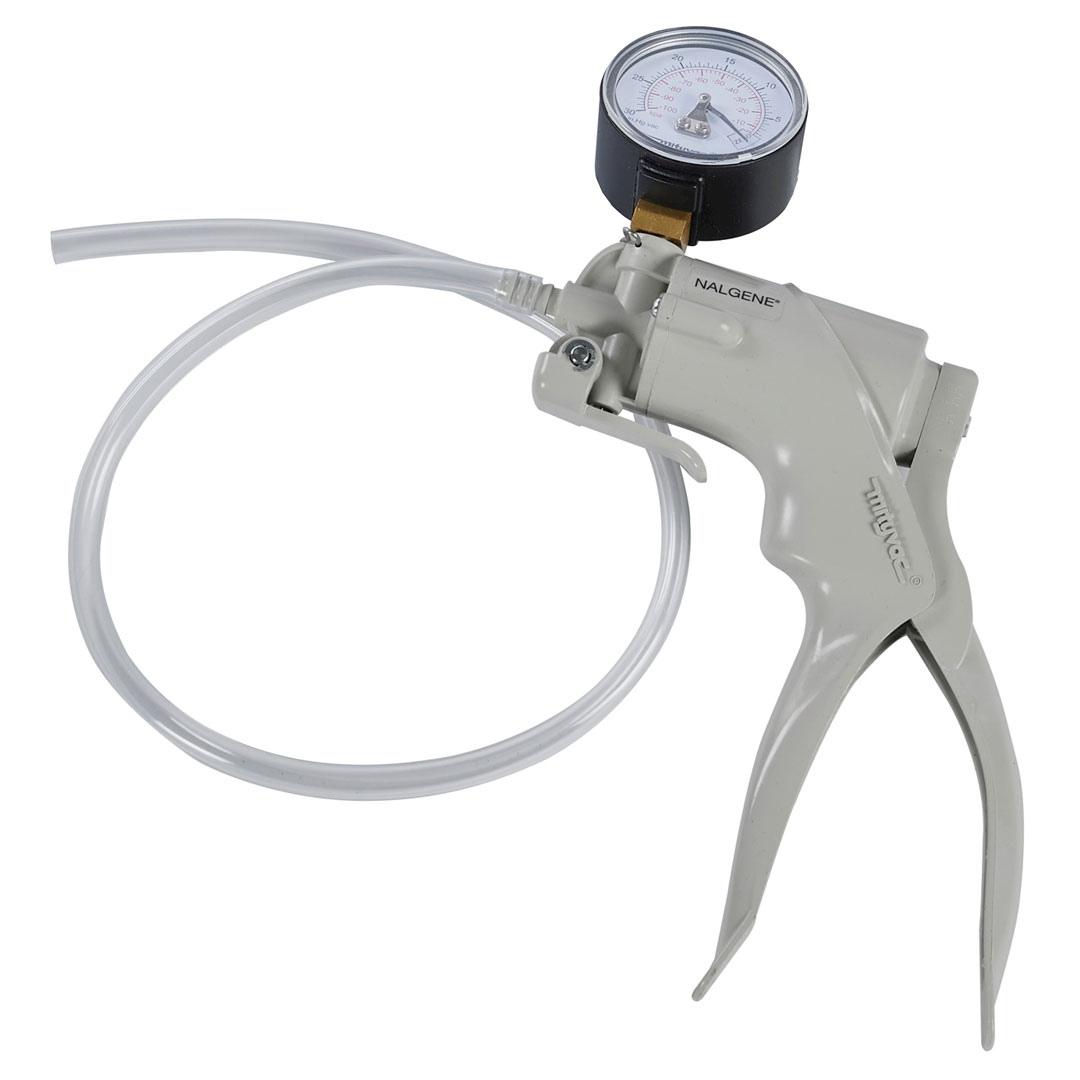 Vakuumpumpe mit Vakuum-Meter, 35ml