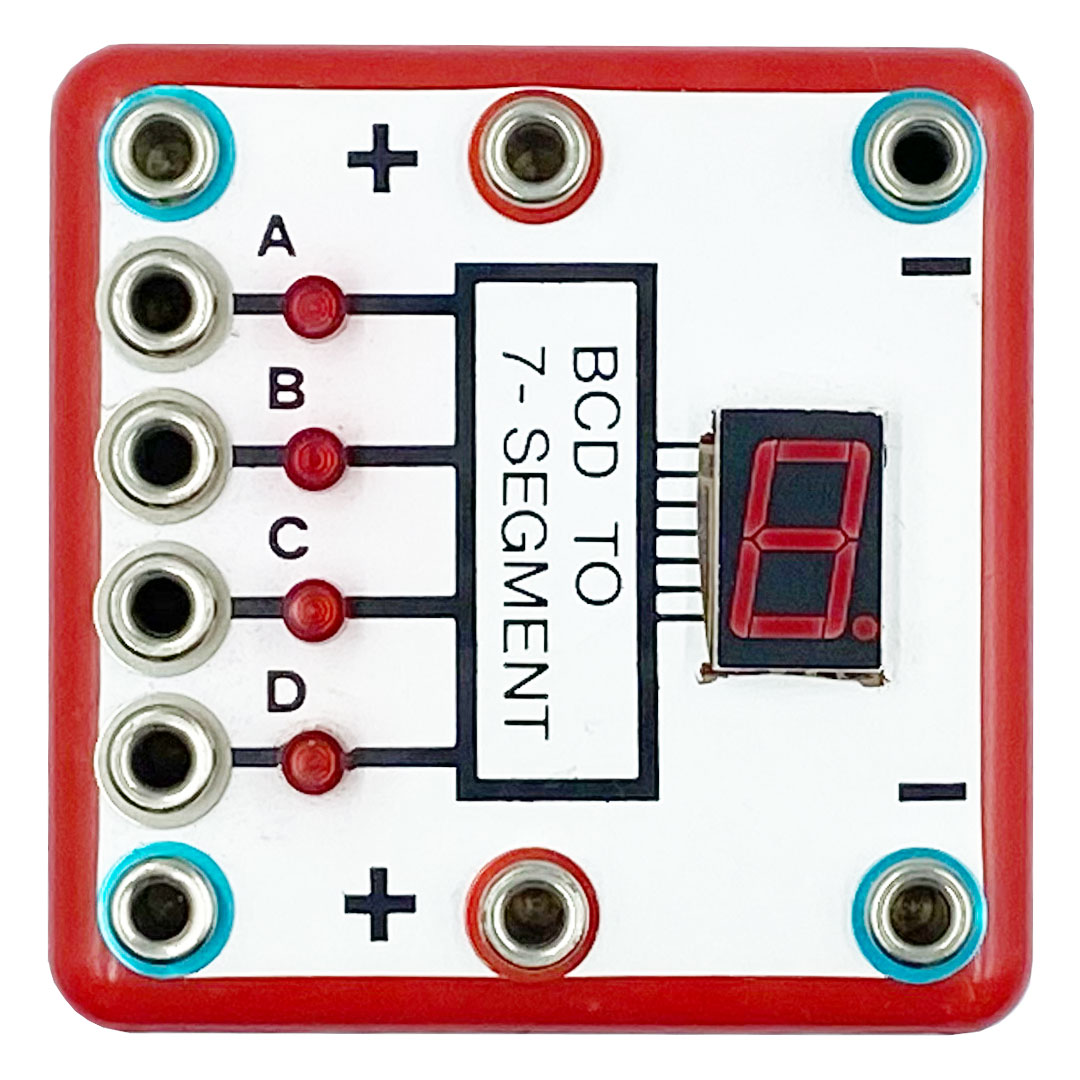 ELAR BCD 7-Segment-Anzeige, 1-stellig