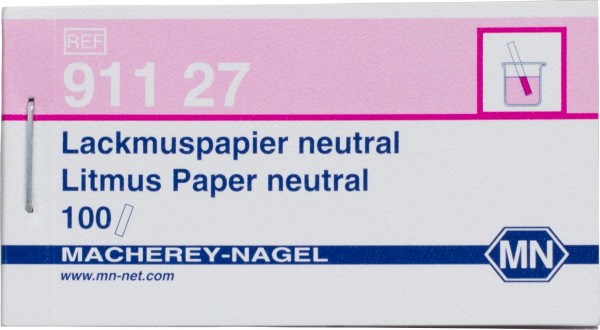 Lackmuspapier neutral,100Streifen