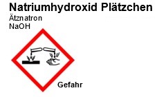 Natriumhydroxid Aetznatron Plätzchen, 500g