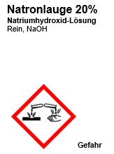 Natronlauge rein 20%, 1000ml