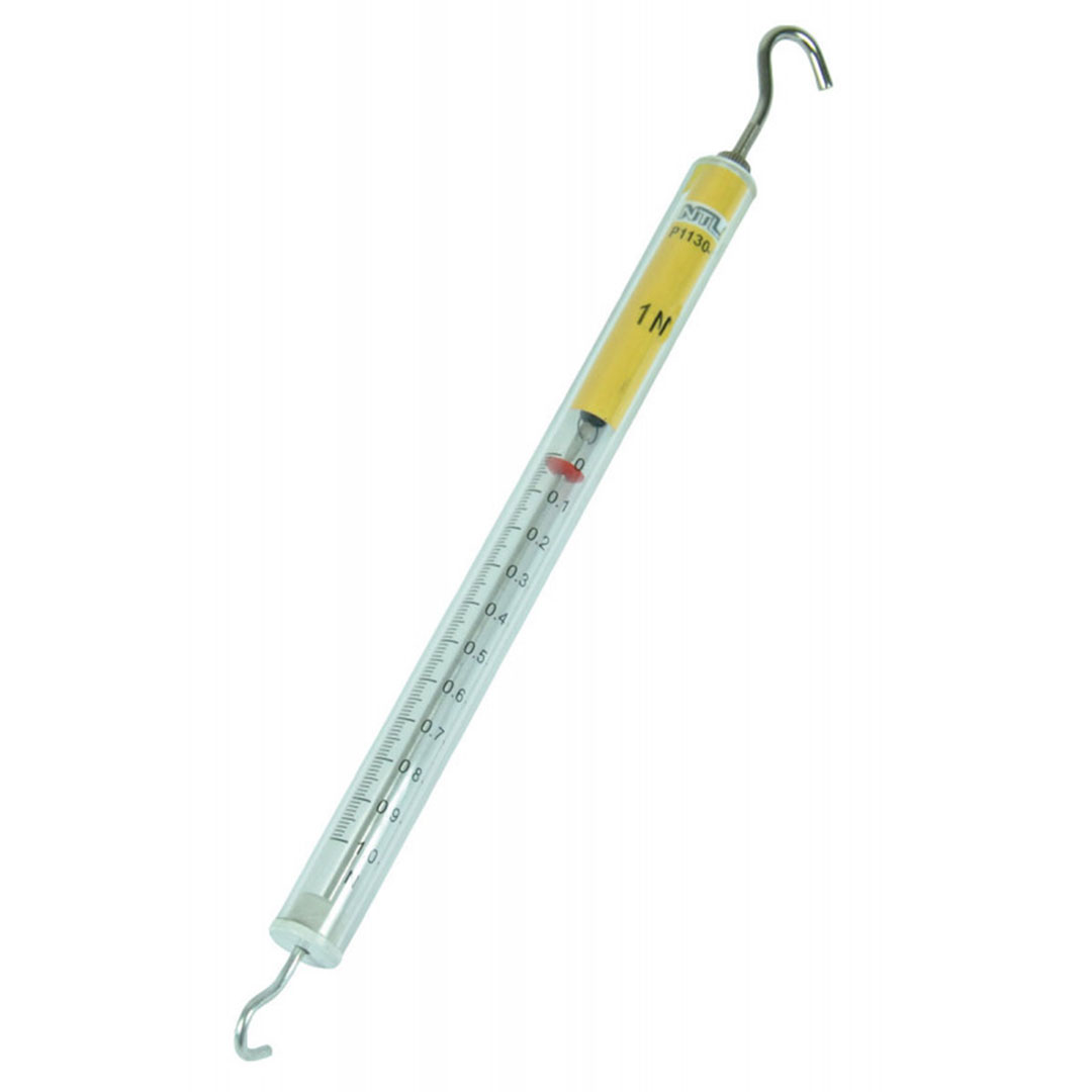 Kraftmesser   1N, transparent, khaki, Kraftmesserhülse: L=215 mm