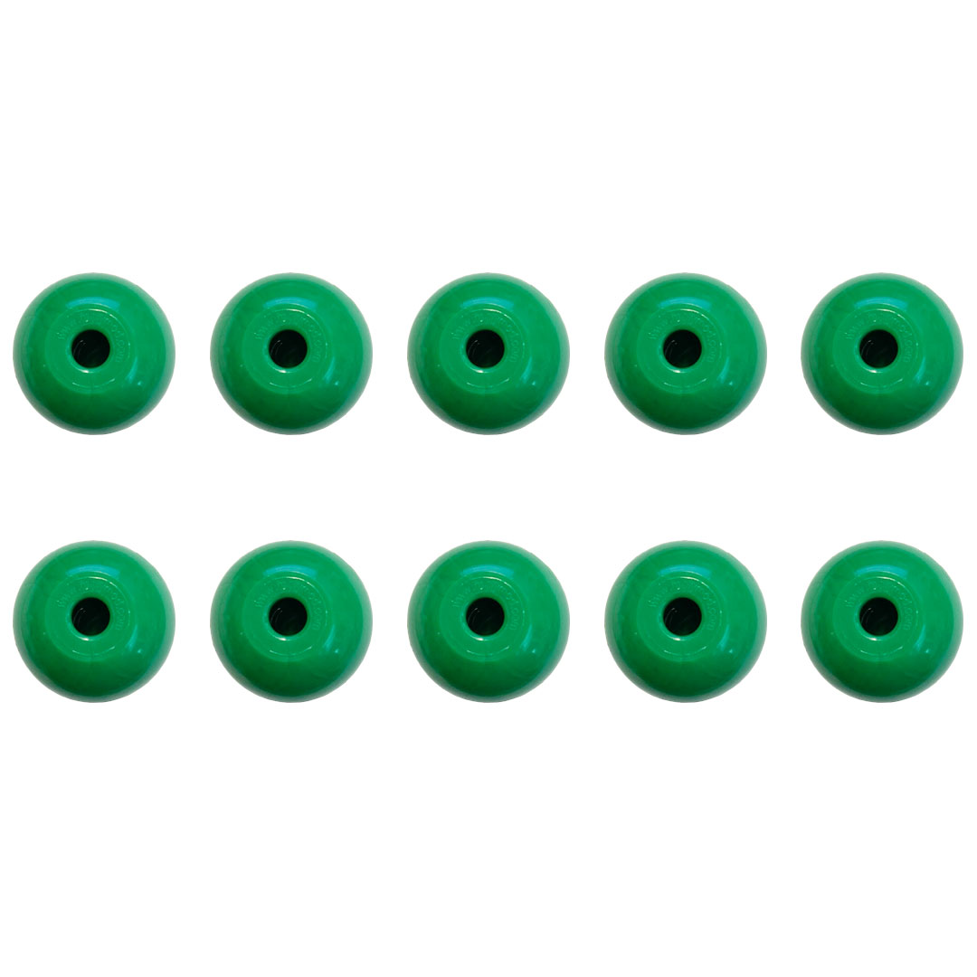 MOLYMOD Molekül Halogen, 1 Loch, 23 mm, 10 Stk. grün