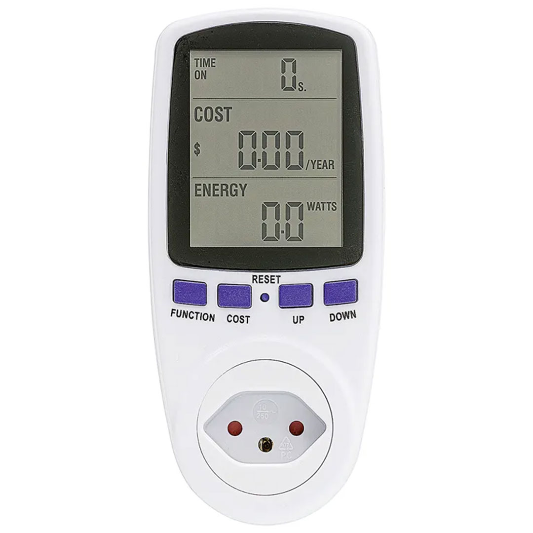 Energiemessgerät Digital, IP20, weiss