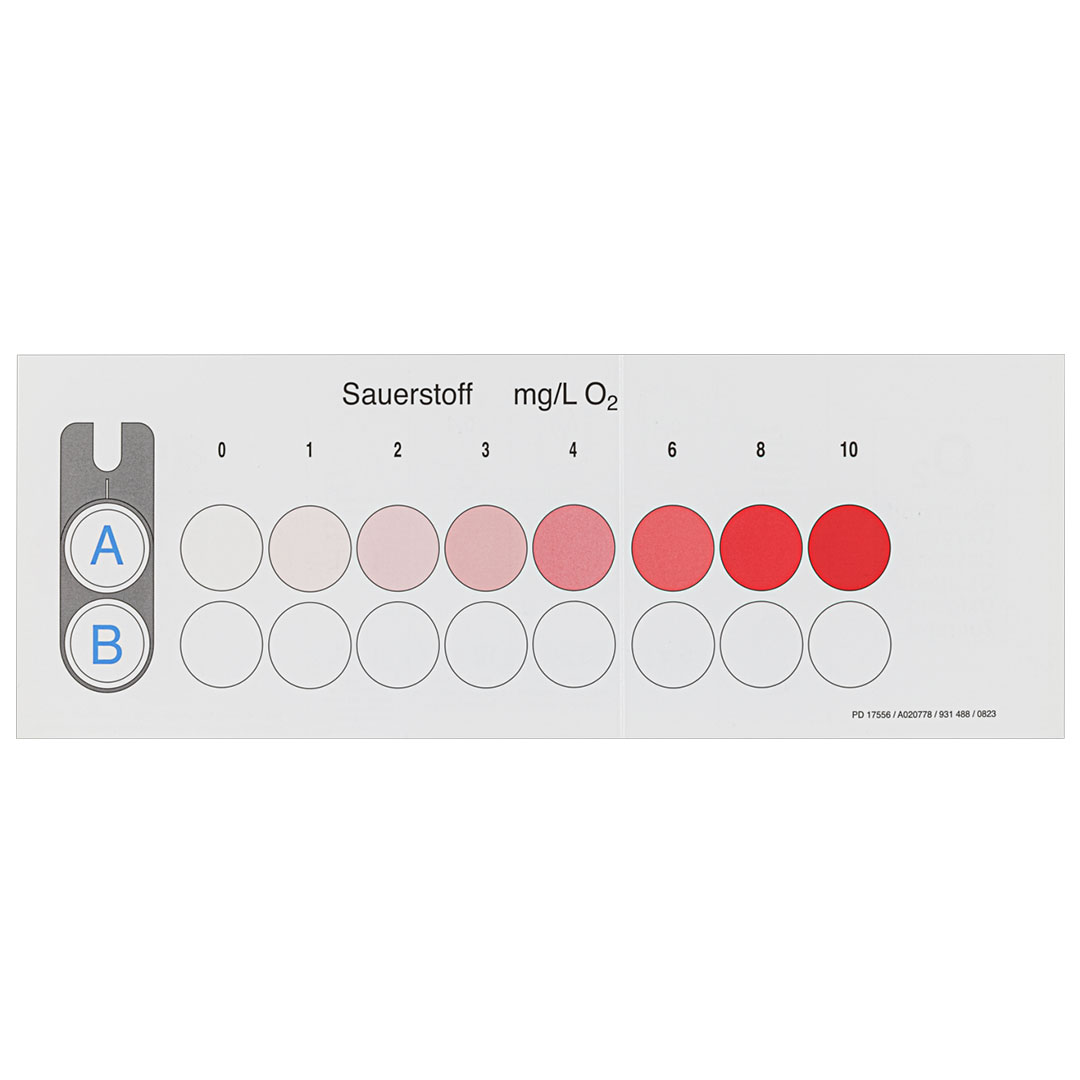 MACHEREY-NAGEL Sauerstoff  0-1-2-3-4-6-8-10 mg/l O2  Visocolor ECO, 50Best.