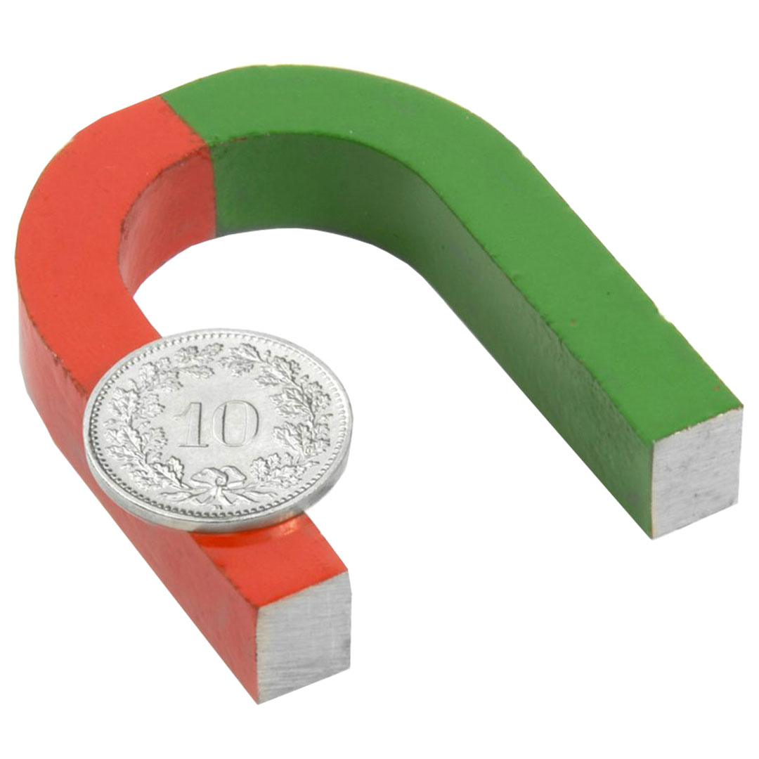 Hufeisenmagnet klein AlNiCo, H=50mm, B=40mm