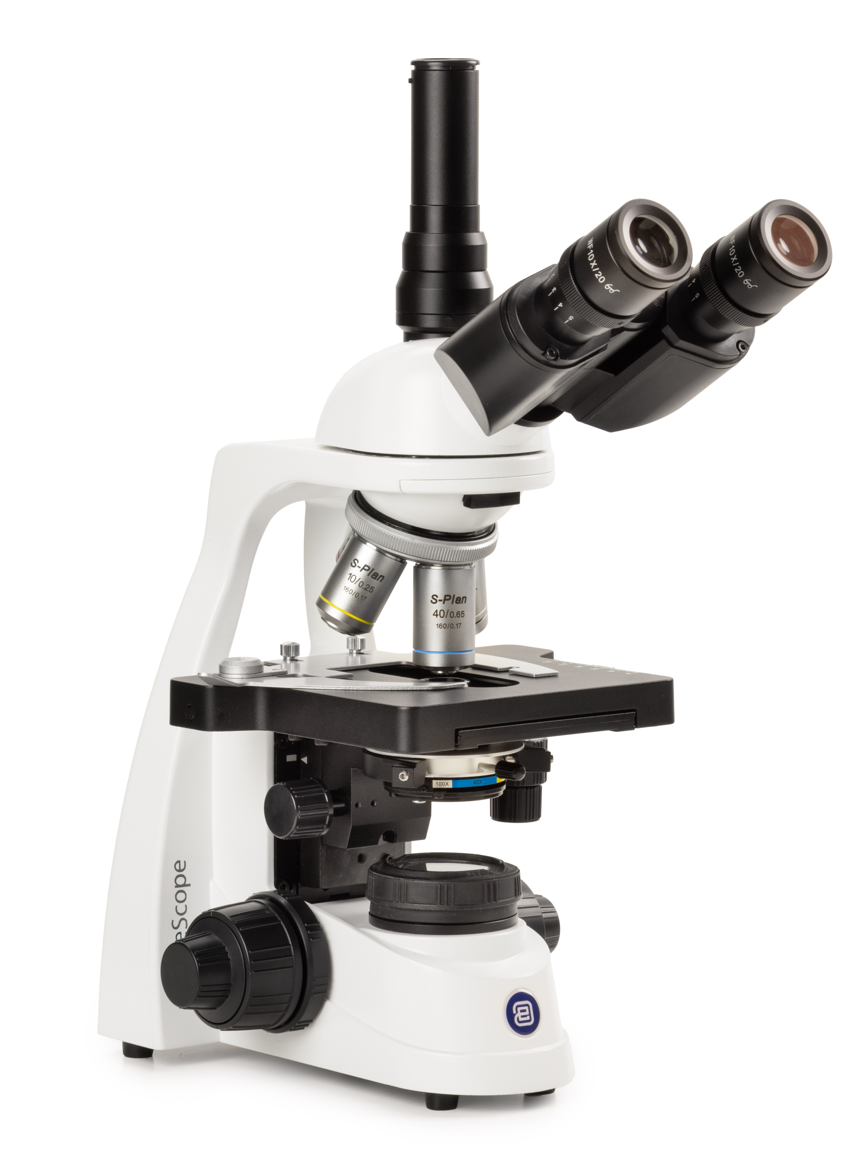 EUROMEX Mikroskop BlueScope EL.1652, trinokular, 4x, 10x, S40x, S60x