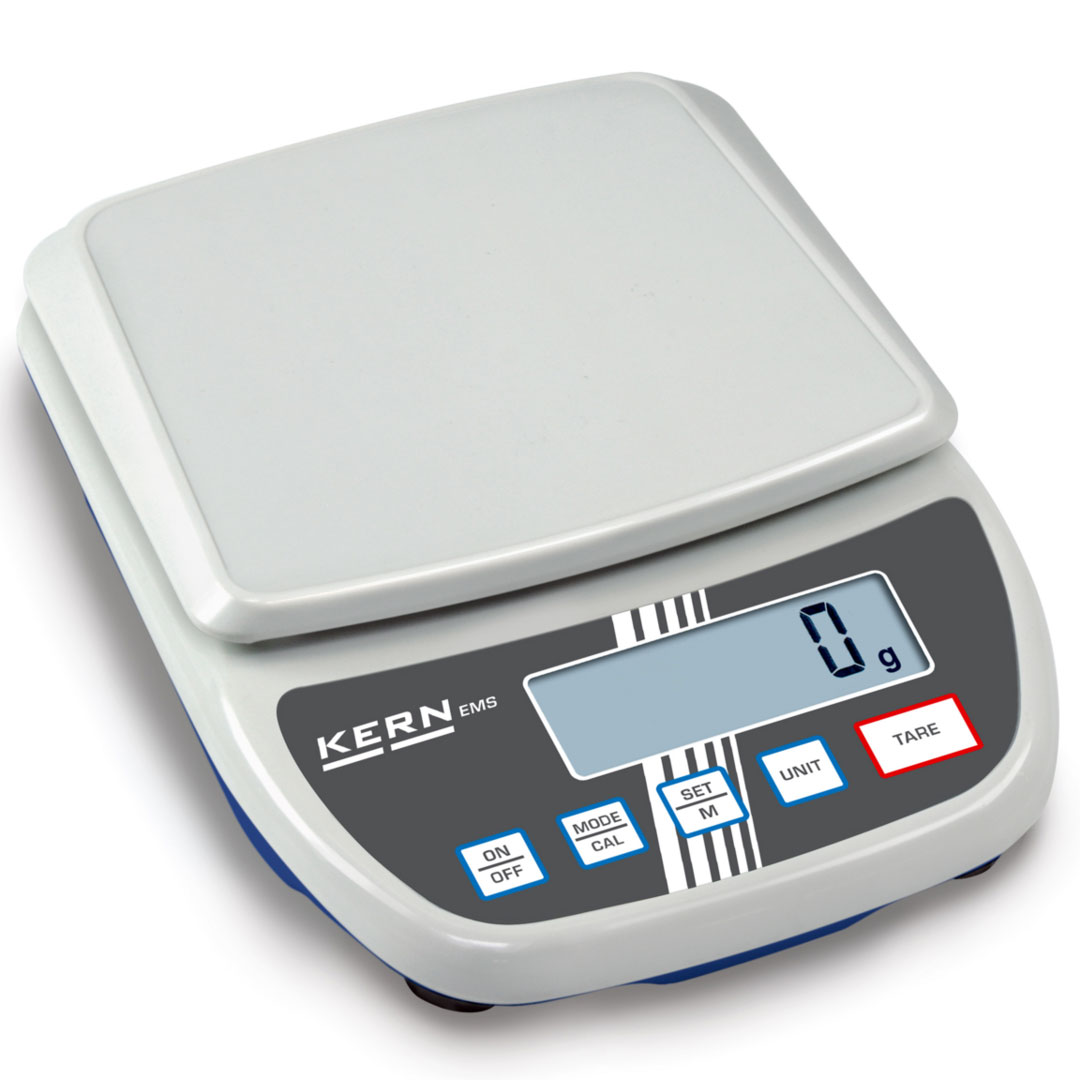 KERN Schulwaage 12000g, 1g, inkl. Netzadapter
