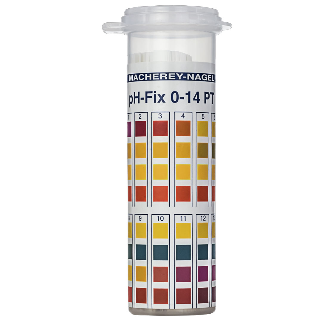 MACHEREY-NAGEL pH-Fix Indikatorstäbchen, pH 0-14PT, 100 Stäbchen