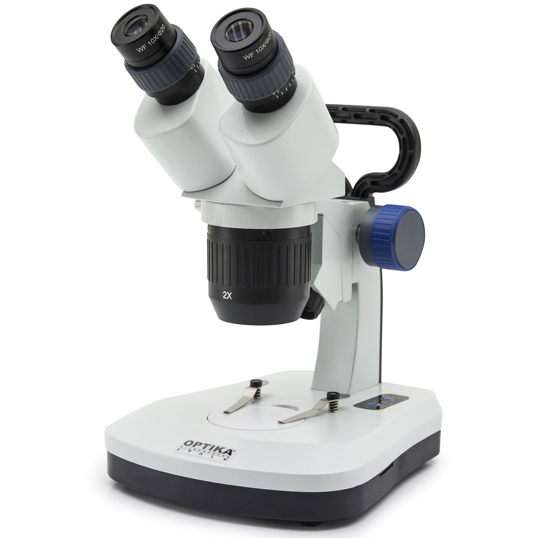 OPTIKA Mikroskop Stereo 2x/4x, SFX51, festes Stativ mit Griff